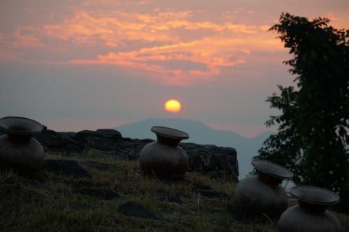 大麻山から見える夕景写真１