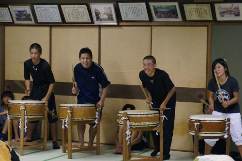 稲木本村獅子組獅子舞宮づかい練習風景写真１0