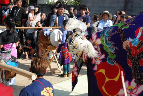 宮西獅子組獅子舞写真２