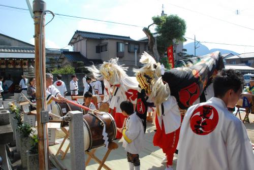 2015年度宮東獅子組獅子舞写真１