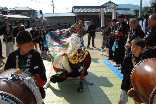 2015年度乾獅子組獅子舞写真2