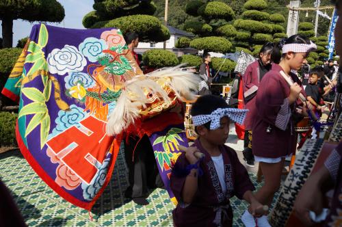 ２０1５年度川東獅子組獅子舞写真1