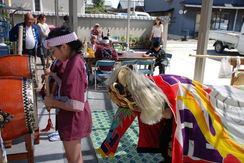 ２０1５年度川東獅子組獅子舞写真２０