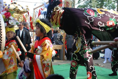 2015年度角獅子組獅子舞写真２