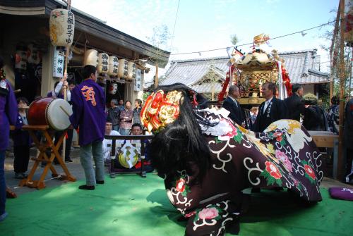 2015年度角獅子組獅子舞写真4