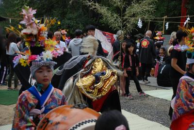 2015年度町若獅子組獅子舞写真１