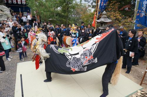 2015年度町若獅子組獅子舞写真10