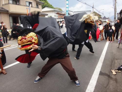 2015年度金蔵寺本村獅子組獅子舞写真2