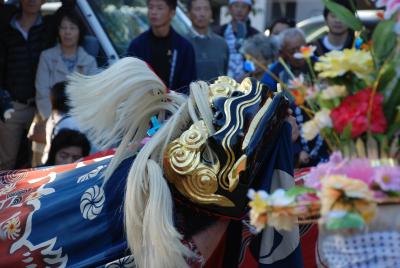 2015年上吉田西部獅子組獅子舞20