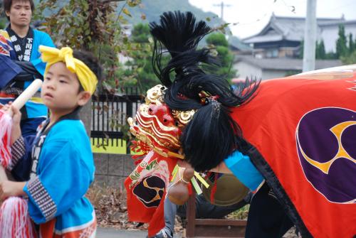 2015年下川原獅子組獅子舞写真１