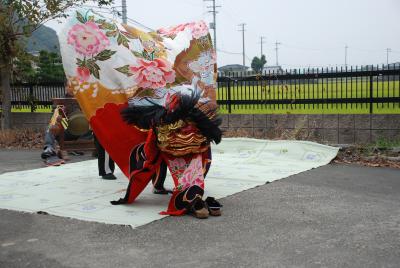 2015年下川原獅子組獅子舞写真