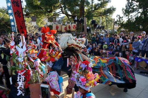 2015年上吉田東部獅子組獅子舞写真６