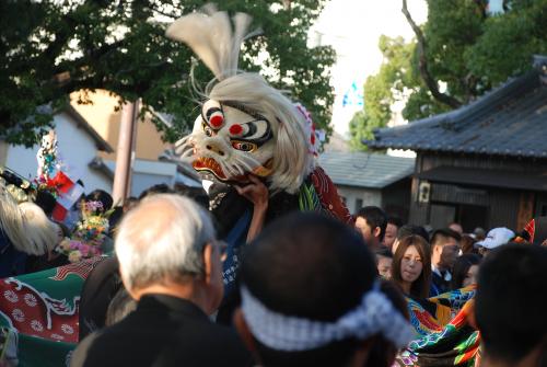 2015年上吉田東部獅子組獅子舞写真９