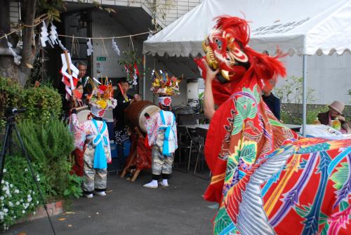 2015年上吉田東部獅子組獅子舞写真2０