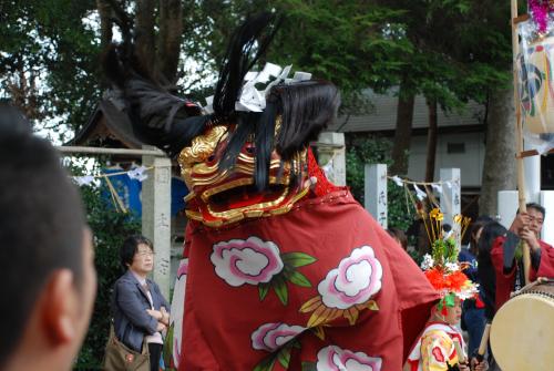 田高田獅子組獅子舞写真2０