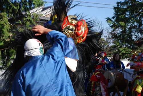 2015年五条獅子組獅子舞写真1