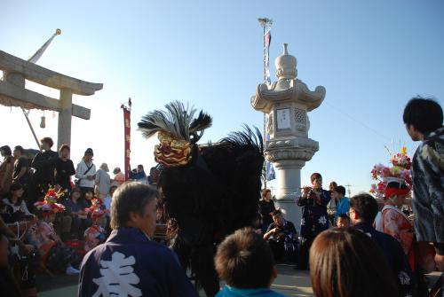 2015年土居獅子組獅子舞写真2