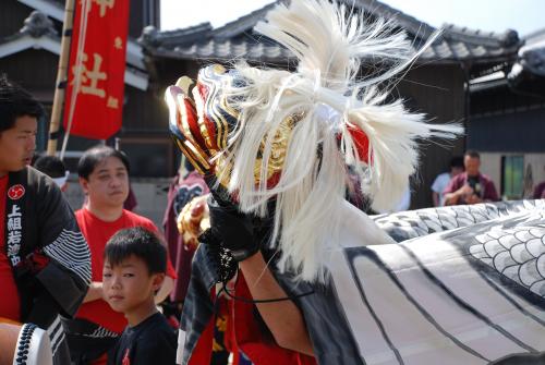 2015年弘田上組獅子舞写真2