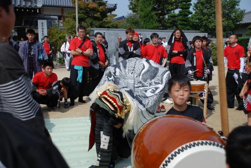 2015年弘田上組獅子舞写真3