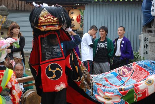 2015年西村獅子組獅子舞写真1