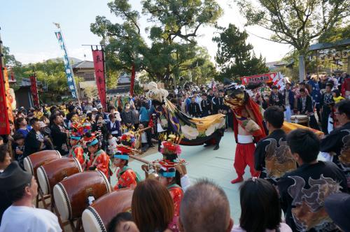 2015年稲木獅子組獅子舞写真１2