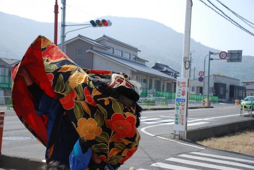 2015年曼荼羅寺下・下所獅子組獅子舞写真