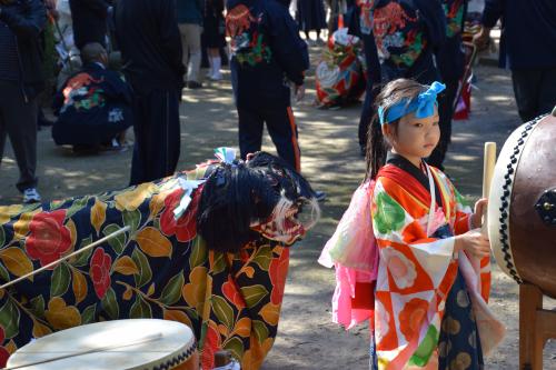 2015年曼荼羅寺下・下所獅子組獅子舞写真７