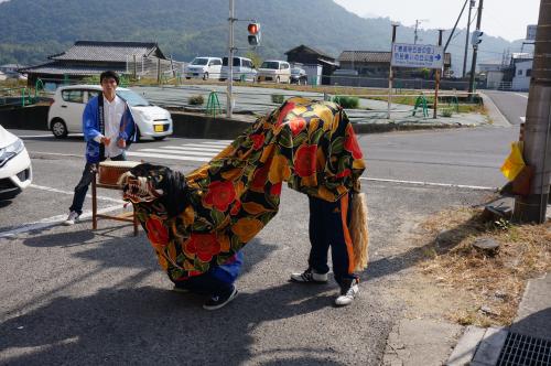 2015年曼荼羅寺下・下所獅子組獅子舞写真１７