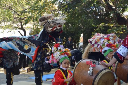 2015年曼荼羅寺東組獅子舞写真４