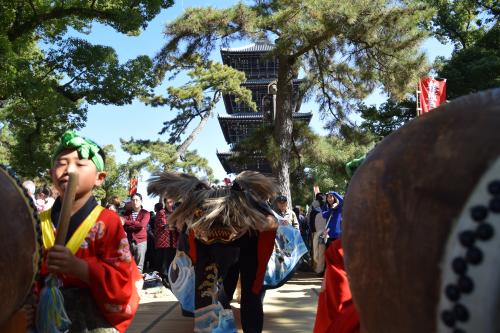 2015年曼荼羅寺東獅子組獅子舞写真３９