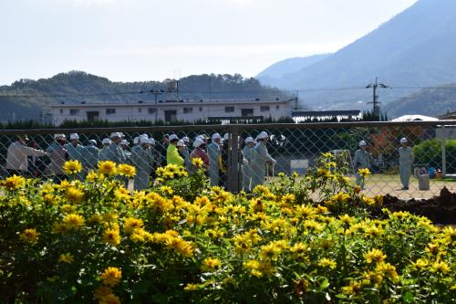 中央地区防災訓練の様子写真１