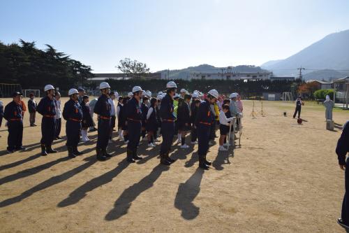 中央地区防災訓練整列写真１