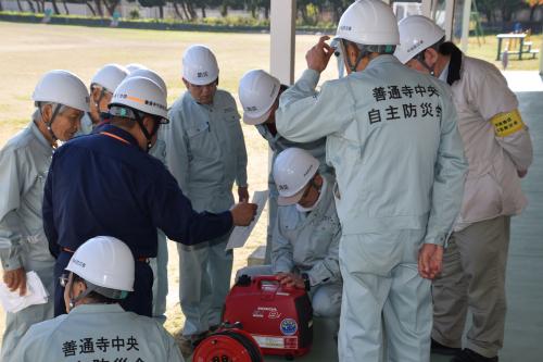 中央地区防災訓練の様子写真５