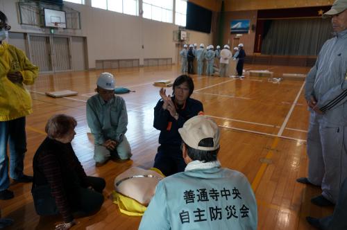 中央地区防災訓練の様子写真８