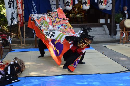 2015年曼荼羅寺獅子組獅子舞写真３