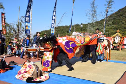 2015年曼荼羅寺獅子組獅子舞写真７