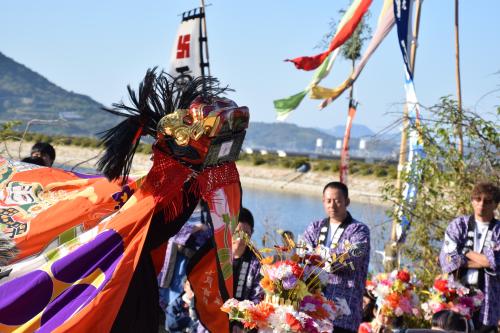 2015年曼荼羅寺獅子組獅子舞写真20