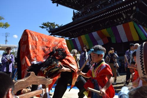 2015年曼荼羅寺西獅子組獅子舞写真３0