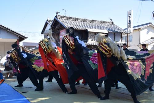 2015年砂古獅子組獅子舞写真1