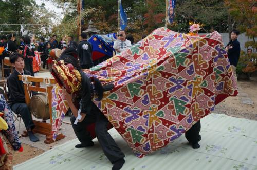 2015年財の神獅子組獅子舞写真１