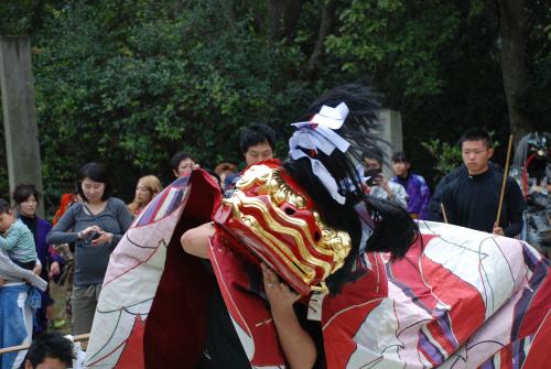 2015年財の神獅子組獅子舞写真２