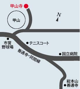 甲山寺地図