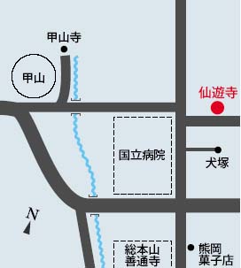 仙遊寺地図