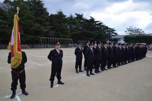 第五分団整列写真