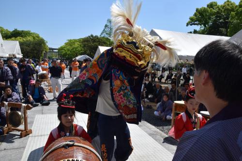 弘田下所獅子組写真１