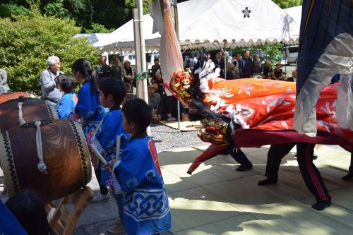 東上獅子組讃岐宮春季例大祭写真１