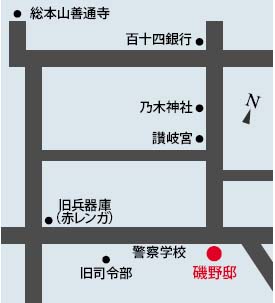 磯野邸地図