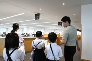 社会科見学の写真