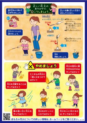 花火注意書2ページ