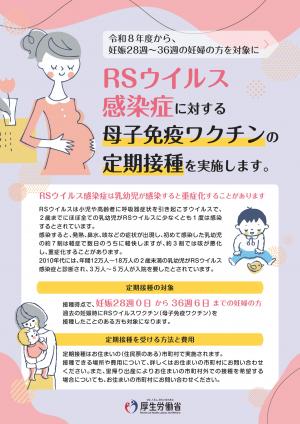 被接種者向けパンフレット